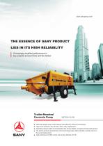 SANY HBT6013C-5D Trailer-Mounted Concrete Pump