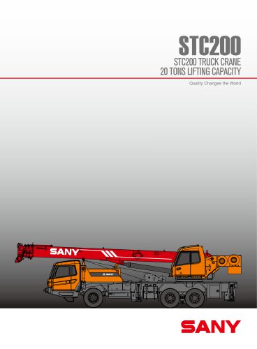 SANY STC200 20ton truck crane