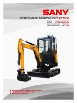 SANY SY18C 1.8 ton Excavator, Tier 4 Final