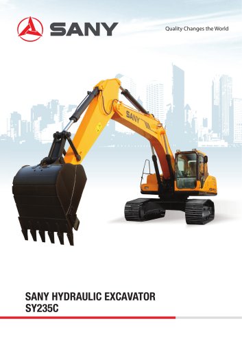 SANY SY235C 23.5TON Medium Excavator