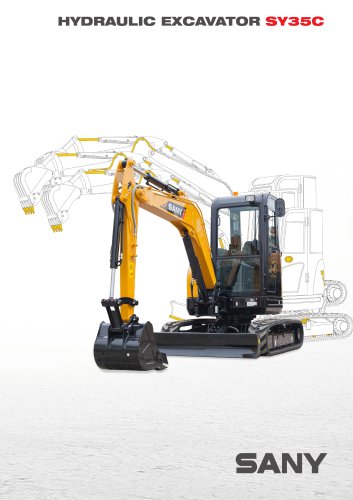 SANY SY35 3.5 tons excavator