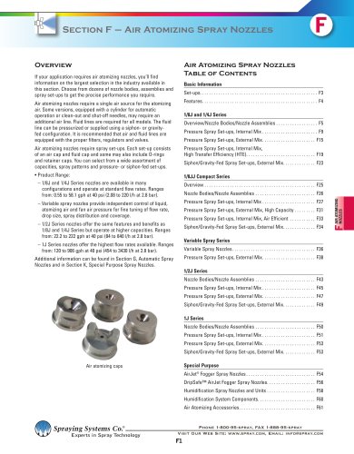 Air Atomizing Nozzles