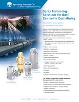 Spray Technology Solutions for Dust Control in Coal Mining