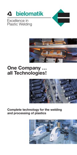 Complete technology for the welding and processing of plastics