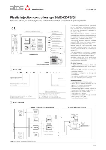 Axis motions controllers type Z-ME-KZ/GI
