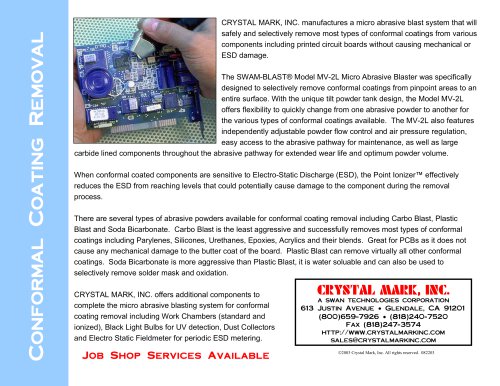 Conformal Coating Removal