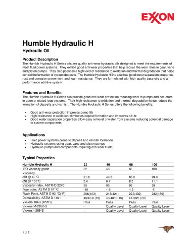 Humble Hydraulic H