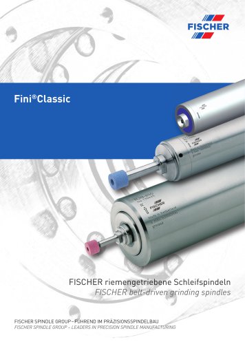 FISCHER Belt-driven spindles