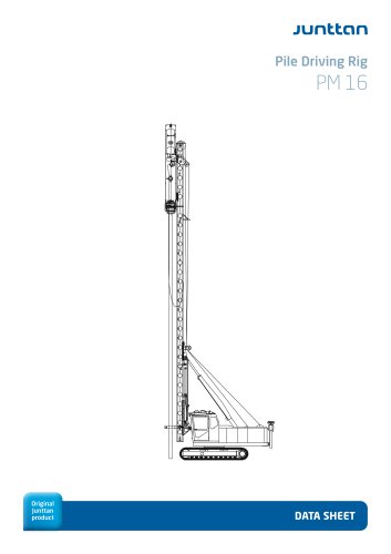 Pile Driving Rigs:PM16