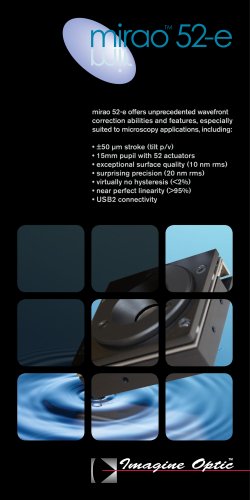 mirao™ 52-e Electromagnetic Deformable Mirror