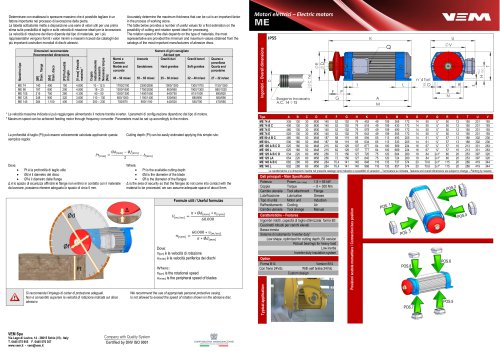 Motori elettrici – Electric motors ME