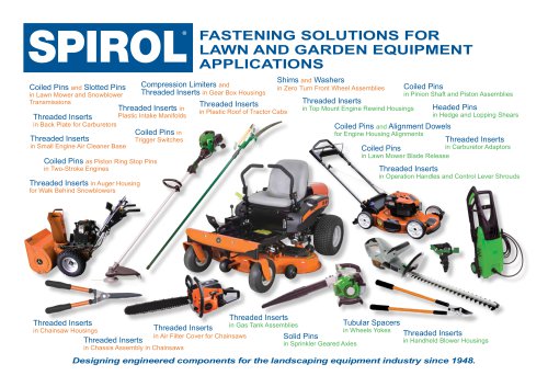 Lawn and Garden Equipment Applications