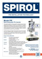 Model PR - Semi-Automatic Pin Inserter
