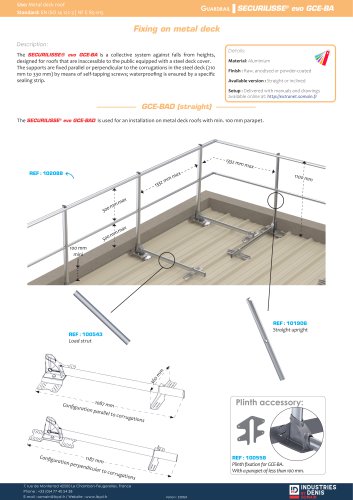 GCE-BA (metal deck)
