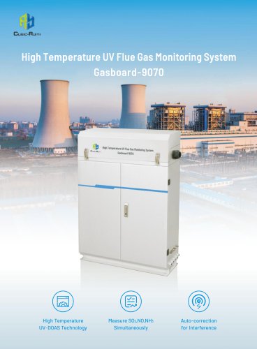 Cubic Instruments High Temperature UV Flue Gas Monitoring System Gasboard-9070 Brochure