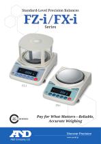 FZ-i & FX-i Series of Standard-Level Precision Balances