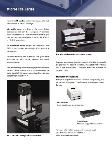 Microslide Series Linear Slide