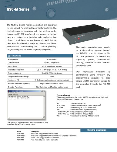 NSC-M Series Controller