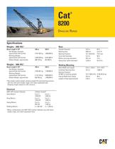 Cat® 8200 DRAGLINE RANGE