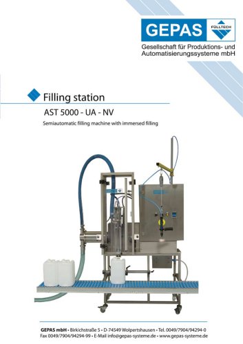 Filling station AST 5000-UA-NV