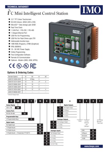 i 3 C Mini Intelligent Control Station