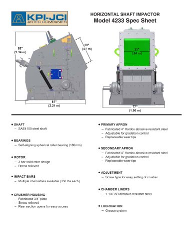 HORIZONTAL SHAFT IMPACTOR