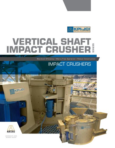 VERTICAL SHAFT IMPACT CRUSHER SERIES