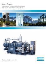 Atlas Copco High-pressure oil-free air piston compressors P 37 - P 275 / 25 to 40 bar / 37 to 275 kW
