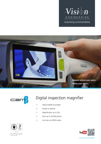 Camβ Digital Magnifier Brochure