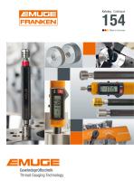 EMUGE – Catalogue 154 Thread Gauging Technology