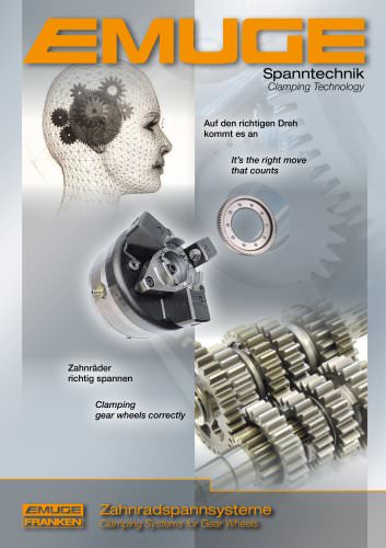 EMUGE Clamping Systems for Gear Wheels
