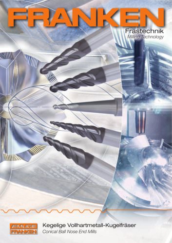 FRANKEN Conical Ball Nose End Mills