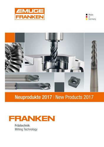 FRANKEN New end mills 2017