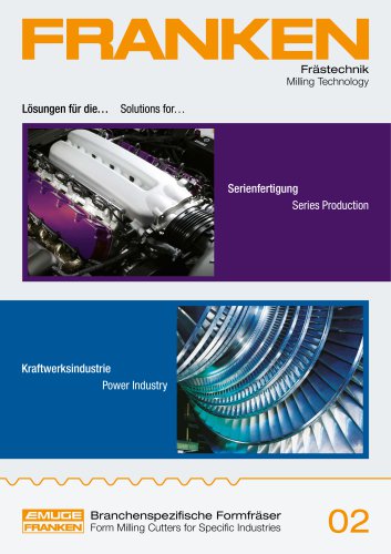 FRANKEN Specific Form Milling Cutters