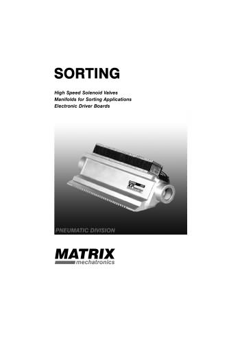 MATRIX Pneumatic Division - Sorting Applications