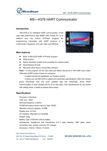 Appendix  MS-H376