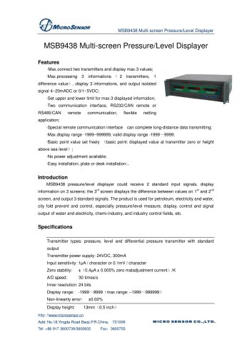 Measurement Controller MSB9438