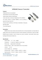 MPM489 ATEX Explosion Pressure Sensor