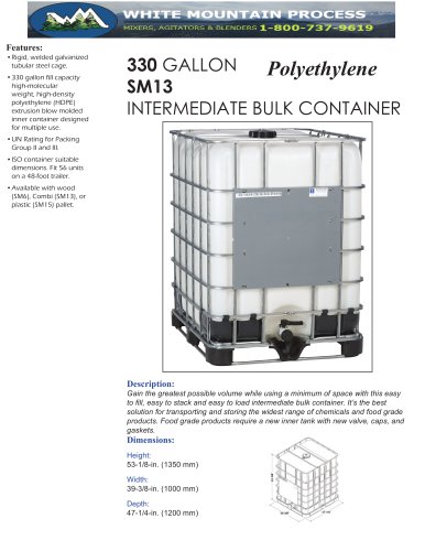 330 gal IBC totes