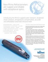 Brix Handheld Refractometers, Rhino Series