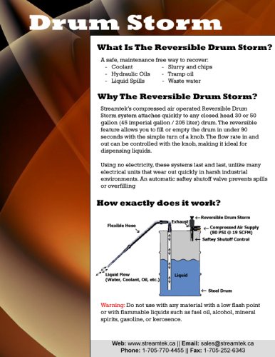 Reversible Drum Storm Vacuum