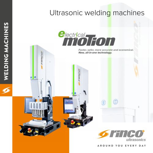 Ultrasonic welding machines