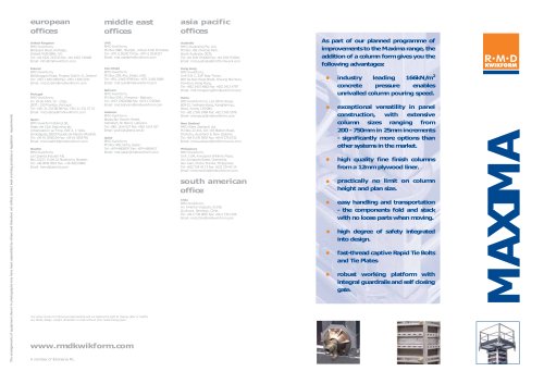 Maxima Column Flyer