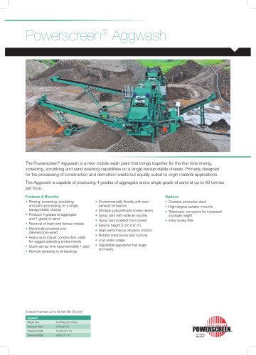 Powerscreen® Aggwash