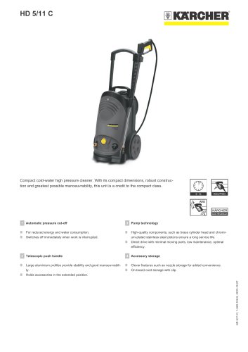 High pressure washer HD 5/11 C