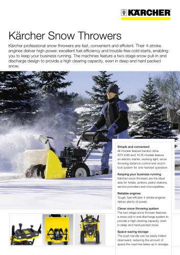 STH 5.56 W Snow thrower