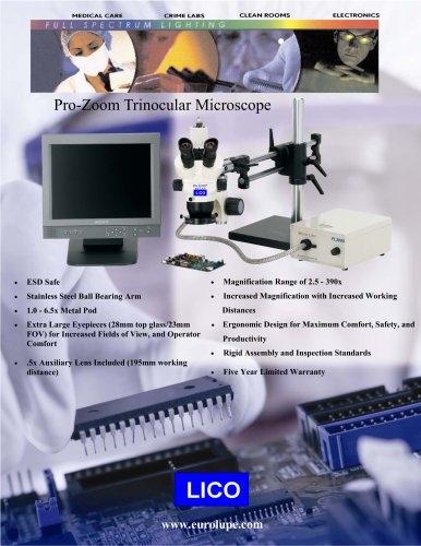 TKPZT-A Trinocular Microscope LICO