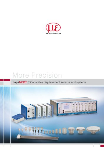 capaNCDT // Capacitive displacement sensors and systems