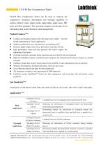 High Efficiency Touch Screen Control Box Compression Test Equipment