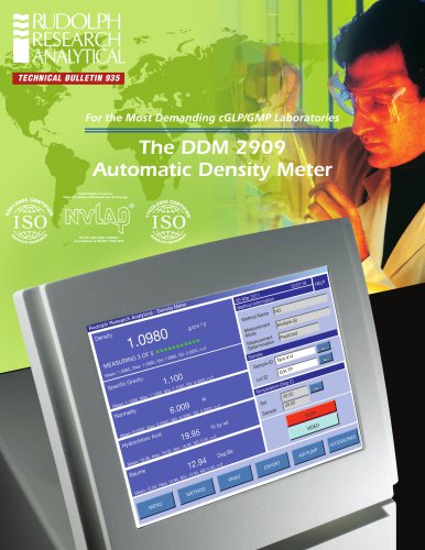 The DDM 2909 Automatic Density Meter